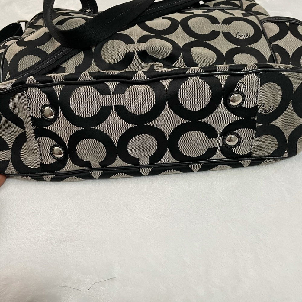Coach Signature Monogram Diaper Bag - Picture 6 of 11